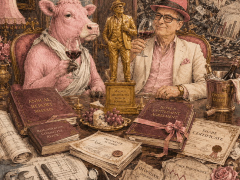 Ruminations on Meritocracy, Pink Cows and the Curious Resilience of Corporate&nbsp;Failure